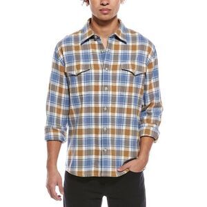 James Campbell Mens  Overshirt, Blue